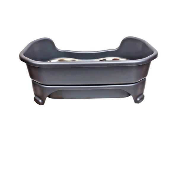 Neater Feeder - Express Model - Mess-Proof Dog Bowls Feed Station Small Grey - Picture 5 of 11